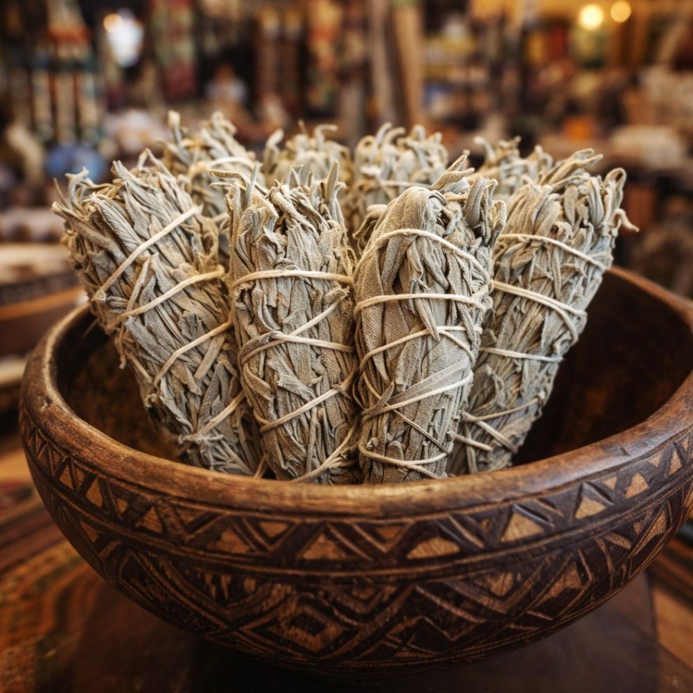 Sage smudge stick organic 10" x 3"